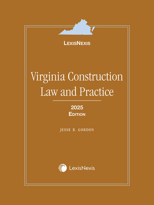 cover image of Virginia Construction Law and Practice